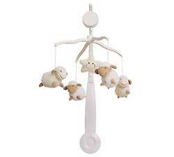 Counting Sheep Baby Crib Bedding Nursing Mobile by Living Textiles 
