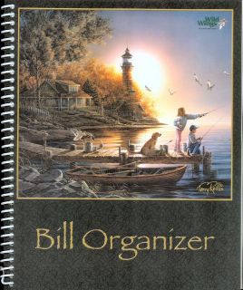   Organizer With POCKETS Household Monthly Home Budget Book Redlin R