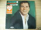 LP George Maharis Sings Epic Records LN 24001 Original Press Vtg Vinyl 