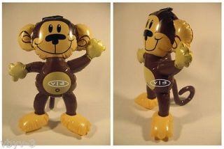 Brown MONKEY Jungle Zoo Animal INFLATABLE Blow Up Kid Toys Party Favor 