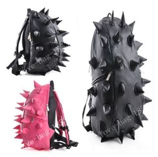 Punk Hedgehog Spike Boy girl backpacks satchels shoulder bags Slanting 