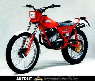 1982 Fantic Motor Trial 125 Motorcycle Factory Photo