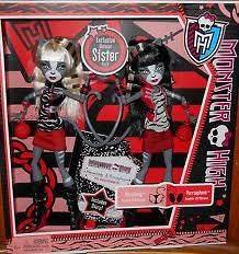 Monster High Werecat Twins Meowlody and Purrsephone, NEW in Box,