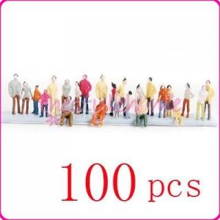 100 Model People Figures Train Building Street Scenes Scale N 1150 