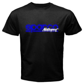 New Sparco Motorsport Logo Tuning Racing Symbol Mens Black T Shirt 