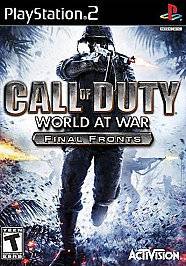   World at War Final Fronts PS2 Playstation Game ORIGINAL VERSION NEW