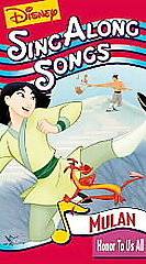 Disney Sing Along Songs   Mulan Honor To Us All [VHS], Good VHS, ,