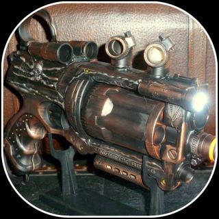 Steampunk Gun Nerf Maverick N Strike Victorian Gothic soft dart toy 