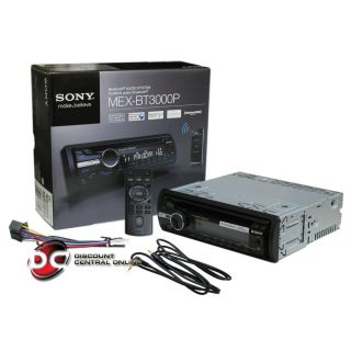 SONY MEX BT3000P CAR WMA//CD PLAYER + AUX & BLUETOOTH W/FREE 3.5mm 