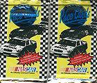   Packs of MAXX NASCAR Race Cards, 1991, 15 Collector & 1 Scratch Off