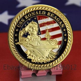 Navy / USS Ronald Reagan CVN 76 / Military Challenge Coin 717