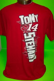 2012 TONY STEWART #14 OFFICE DEPOT SCHEDULE NASCAR TEE SHIRTS