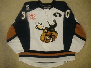 Manitoba Moose Authentic Game Used Calder Cup Jersey