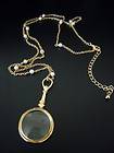 New MARC BY M JACOBS Monocle Magnifying Glass Pendant Charm Necklace