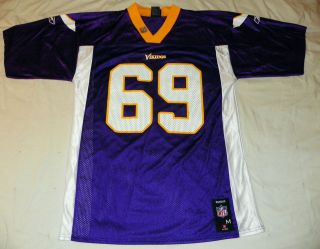 Jared Allen #69 Purple Jersey Adult Reebok NFL Minnesota Vikings