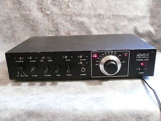ADVENT 300 Stereophile Pre amp Tuner Receiver Works Great Stereo 