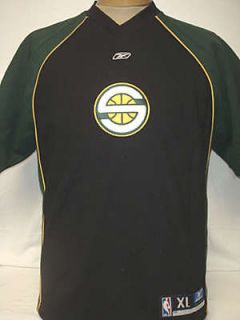 Seattle Sonics NBA Short Sleeve Shirt Reebok XL 2 3 4XL