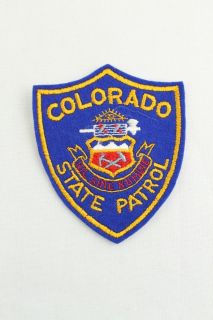 Colorado CO State Trooper Uniform Patch Highway Patrol
