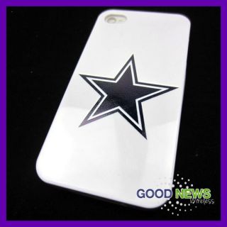   4S 4G Dallas Cowboys Soft Rubber Skin Case Phone Cover Verizon