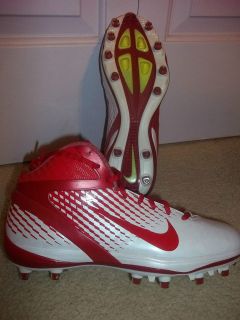 NIKE Mens NEW Air Zoom Alpha Talon Red Football Lacrosse Rugby Cleats 