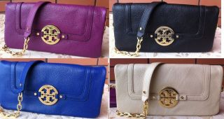 Brand New 100% Authentic Tory Burch Amanda East West Wallet On A Chain 
