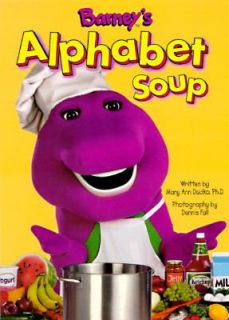 Barneys Alphabet Soup by Mary Ann Dudko 1997, Board Book