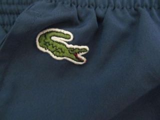 Lacoste Sport Pants Navy Blue 8 Tracksuit Bottom Running Crocodile 