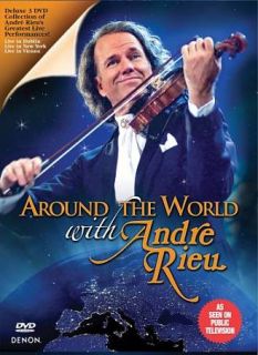 Andre Rieu   Around The World With Andre Rieu DVD, 2008, 3 Disc Set 