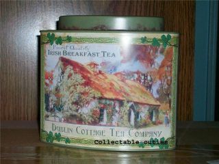 VINTAGE REPRODUCTION IRISH TEA TIN CANISTER
