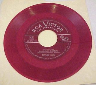RCA Victor Antonio Carlos Gomes IL Guarany Red Seal Record 45 RPM 