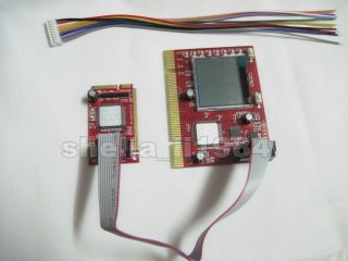 2012 Laptop/PC Debug Card Expert Mini PCI E PCI LPC Diagnostic Post 