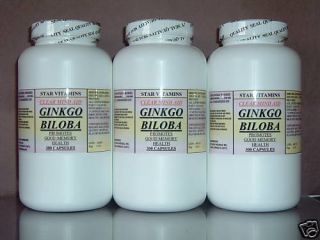 Ginkgo Biloba 500mg memory aid, concentration enhancer, dementia ~ 900 