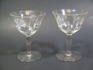 antique wine glasses in Antiques