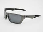 New Mens Oakley Sunglasses Jury Distressed Silver Black Polarized 