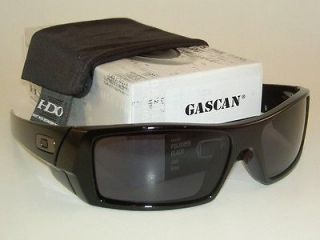 New Oakley GASCAN Sunglasses Polished Black Frame 03 471 Grey 