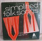 HAP PALMER LP Simplified Folk Songs SEALED MINT 1969 FREE SHIP Paw Paw 
