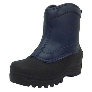 Itasca ONTARIO Womens Navy Blue Pull On Insulated Winter Snow Boot
