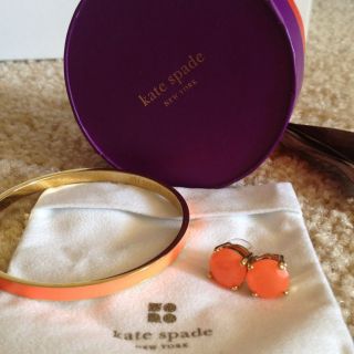 Authentic Kate Spade Bracelet And Earrings