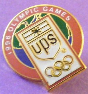 ATLANTA 1996 Olympic Collectible Sponsor Pin   UPS United Parcel 