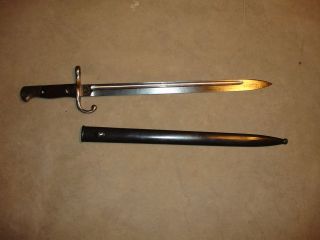 1909 Old Vtg Modelo Argentino Solingen Military Bayonet Sword With 