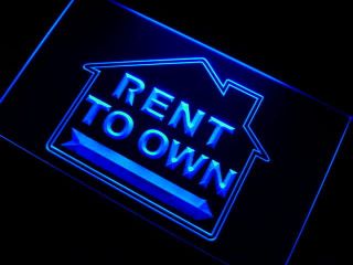 m095 b Rent to Own Estate Agent Neon Light Sign