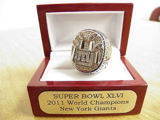 2011 New York Giants Super Bowl Ring **Engraved on the inside**