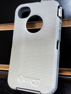 APPLE IPHONE 4S OTTERBOX DEFENDER GUNMETAL GREY OUTTER SILICONE SKIN 