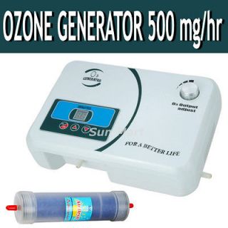 New Water Air Electric Generator Sterilizer Ozone Purifier 400mg/h