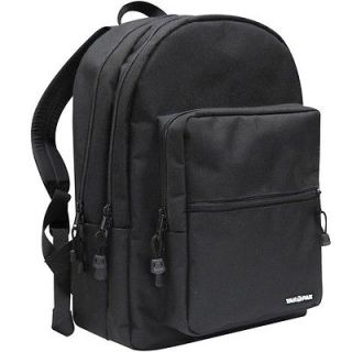 New Yak Pak Biggie Backpack Solid Black School College Bag