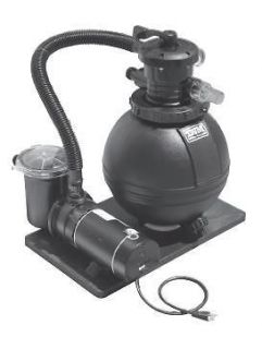 hp Above Ground Pool Pump 22 Sand Filter System