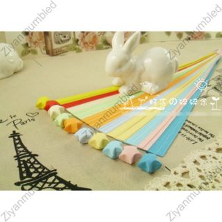   strips U choice 10 colors origami lucky star colorful folding paper