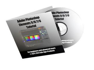 Adobe Photoshop Elements 10/9/8/7/6 TUTORIAL  Photography