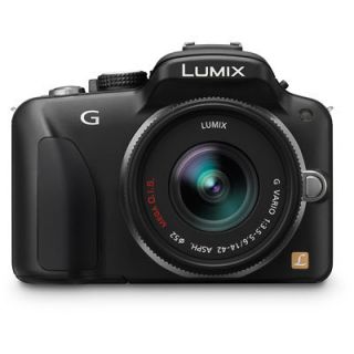Panasonic LUMIX DMC G3K 16.0 MP Digital Camera   Black (Kit w/ ASPH 14 