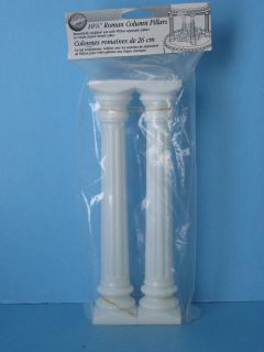 New In Packaging Wilton White 10 1/4 Roman Column Pillars for Wedding 